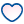 A pink heart centered on a clean white background